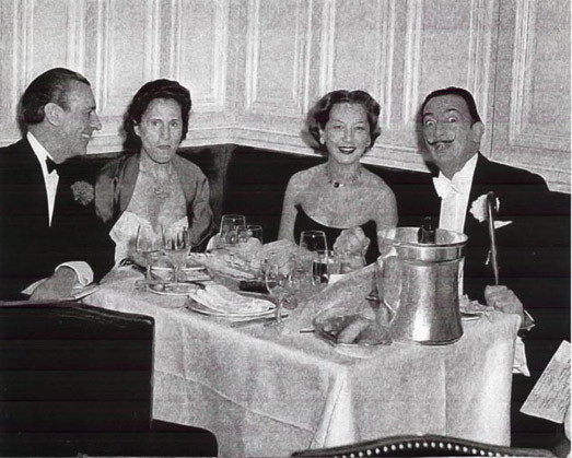 Dalí, Gala, Anne y Valentín